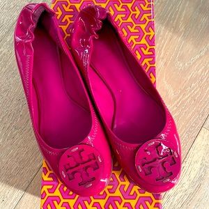 Tory Burch ballet flats. Fuchsia. Brand new!